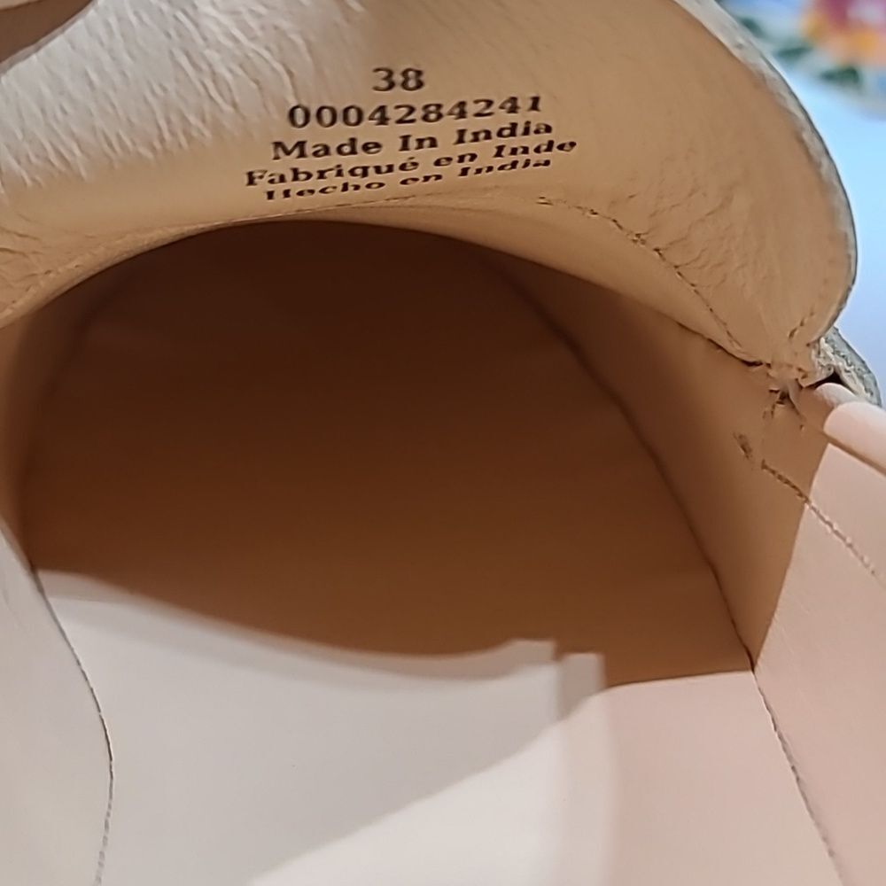 Free People Lyra Lug Sole Loafer - Cantaloupe EU 38 M New - Picture 7 of 9